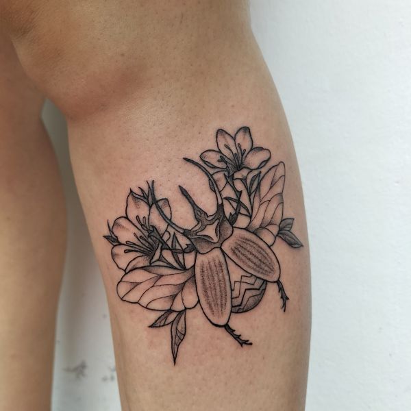 Tattoo escarabat