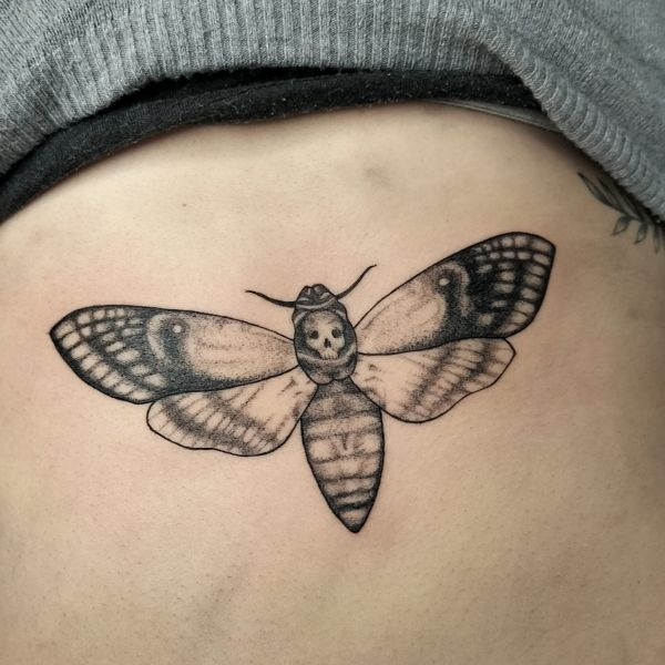 Tattoo papallona de la mort