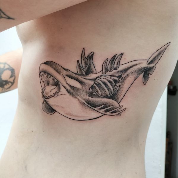Tattoo Orca Zombie